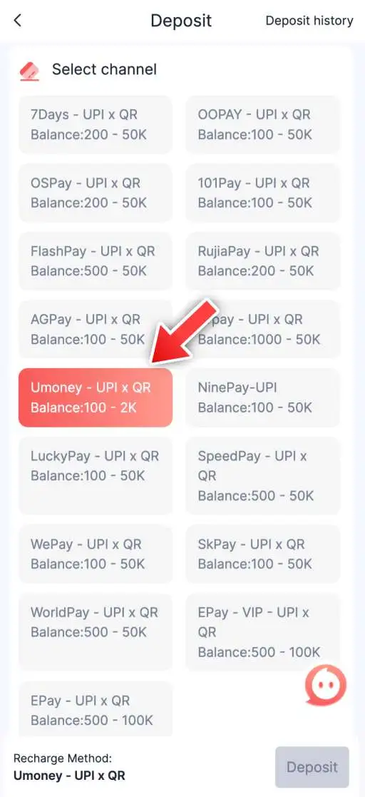 How to Deposit Money on Daman Games 3